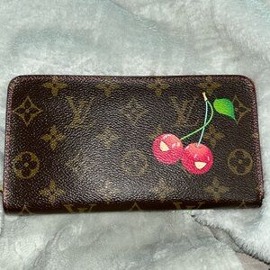 LV cherry wallet